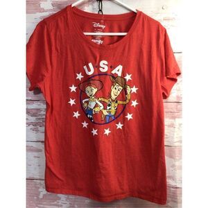 Vintage Toy Story USA Tee Red Crewneck Size L Women’s Never Worn